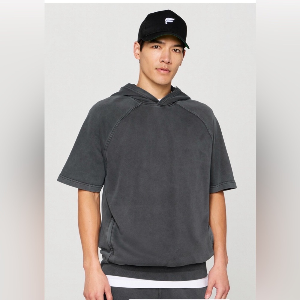 Fabletics - The Year Round Terry Short Sleeve Hoodie - NWT - (Showroom Tags)